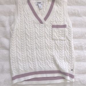 rsq vest top reddish purple